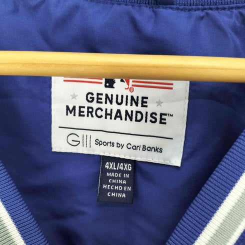 ジェニュインマーチャンダイズ GENUINE MERCHANDISE 裏地メッシュ チームロゴ 両面刺繍 Vネック ドローコード サイドジップ トレーニングウェア メンズ  4XL